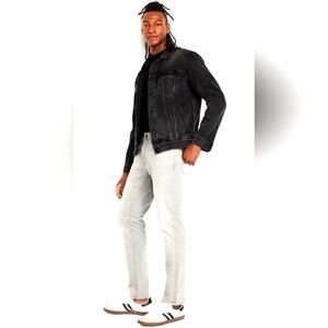 Old Navy Light Wash Gray Slim Fit 360 Jeans Sz 36x30